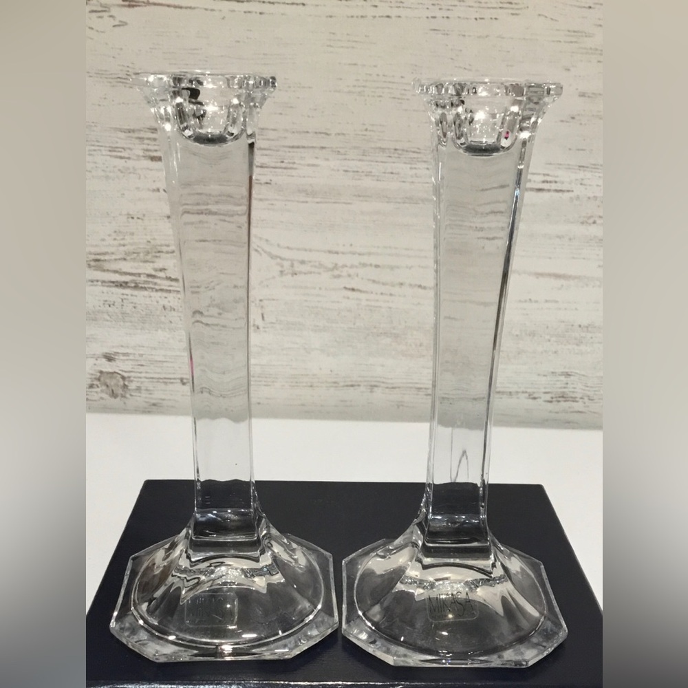 Pair of Mikasa Candle Holders 7” Made in Austria